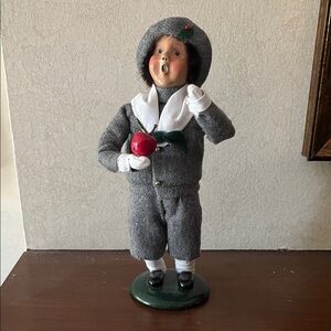 Byers' Choice Caroler Boy with Apple 1995